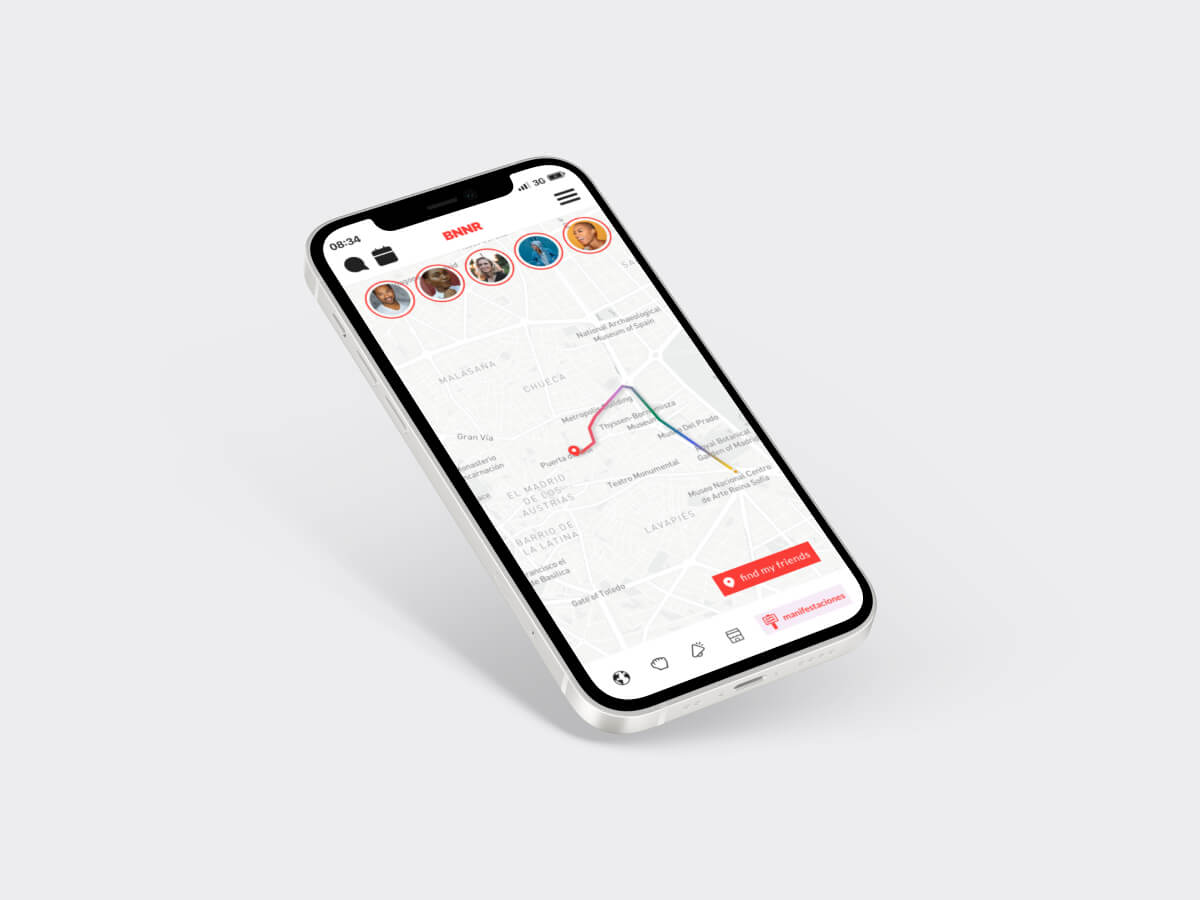 App Movimiento Social UX UI