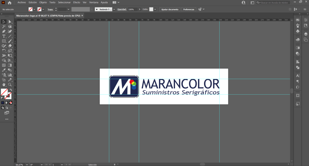 adobe ilustrator proceso logo
