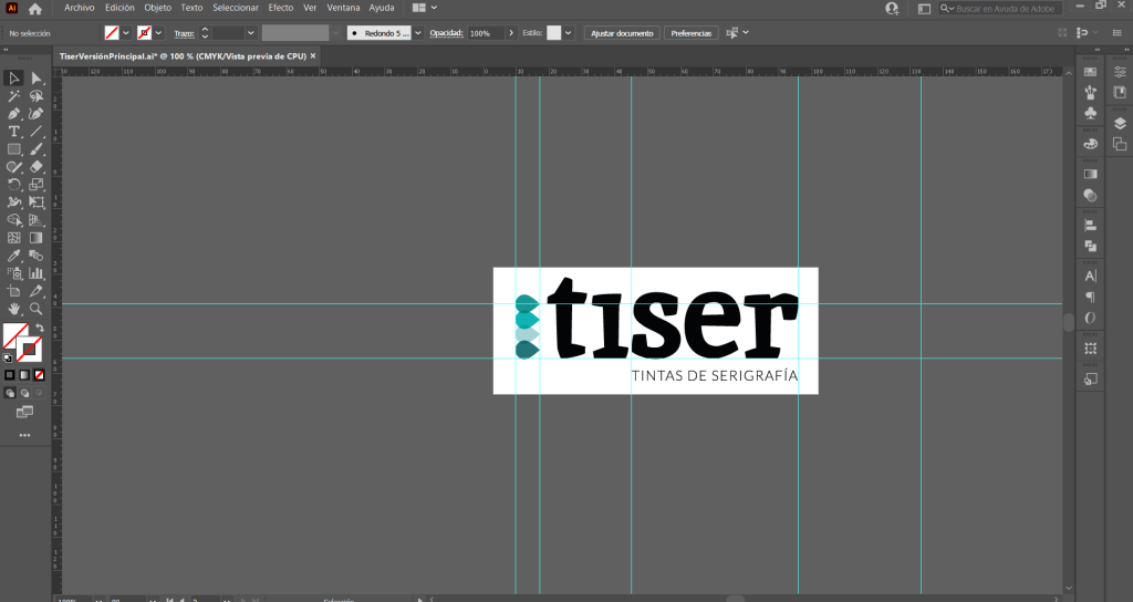 ilustrator proceso logo
